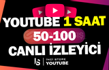 Youtube 1 Saat 50-100 Youtube Canlı İzleyici