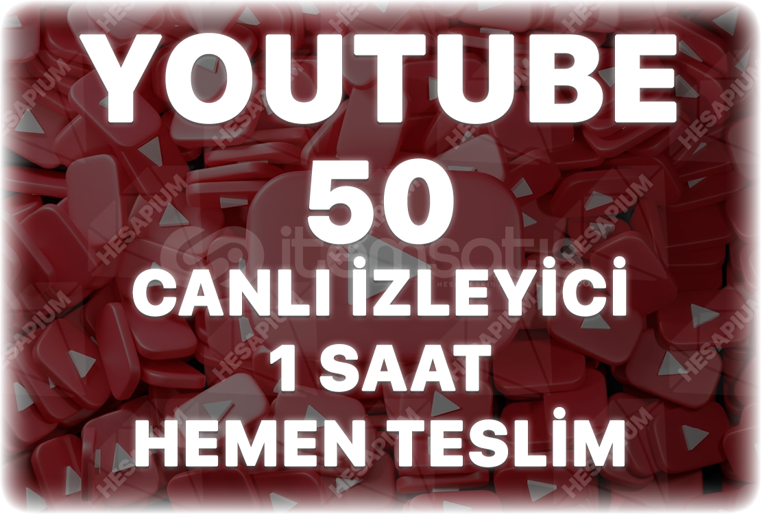 Youtube 1 Saat 50 Organik Canlı İzleyici Youtube 1 Saat 50 Organik Canlı İzleyici