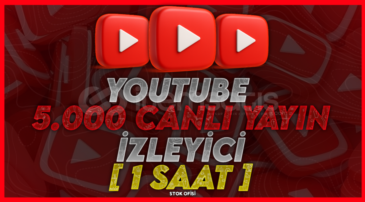 YOUTUBE 1 SAAT 5000 CANLI YAYIN İZLEYİCİ YOUTUBE 1 SAAT 5000 CANLI YAYIN İZLEYİCİ