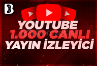 YOUTUBE 1 SAATLİK 1.000 İZLEYİCİ