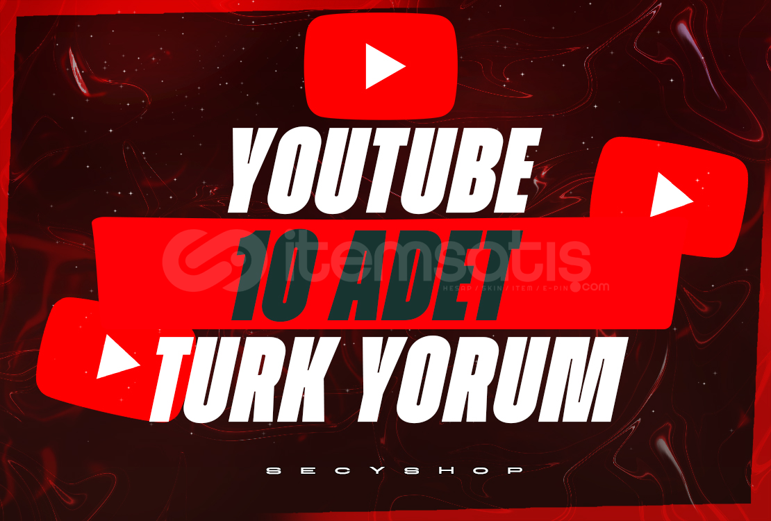 ⭐️YOUTUBE 10 ADET TÜRK YORUM⭐️ ⭐️YOUTUBE 10 ADET TÜRK YORUM⭐️