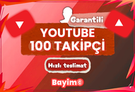 YOUTUBE 100 ABONE / GARANTİLİ