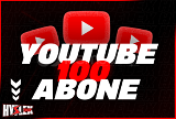 Youtube 100 Abone / Garantili !!!