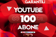 YOUTUBE 100 ABONE / GARANTİLİ