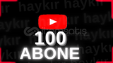 ⭐YOUTUBE 100 ABONE + KALİTE