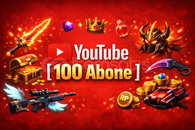 ⭐ YOUTUBE 100 ABONE TELAFİLİ-GARATİLİ⭐