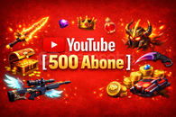 ⭐ YOUTUBE 500 ABONE TELAFİSİZ⭐
