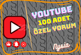 YouTube - 100 Adet Özel Yorum ⭐