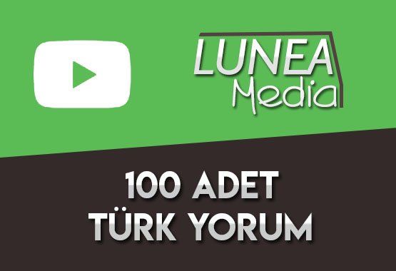 YOUTUBE 100 ADET TÜRK YORUM | ÖZEL | HIZLI ✎