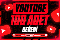 YOUTUBE 100 ADET BEĞENİ