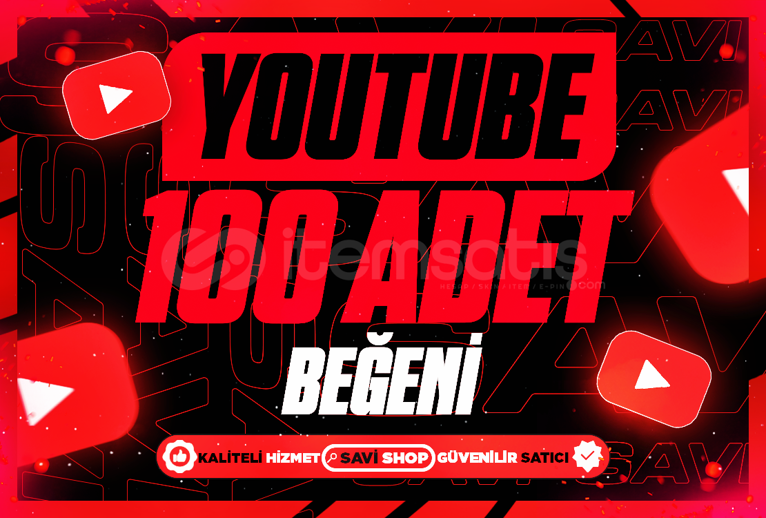 YOUTUBE 100 ADET BEĞENİ YOUTUBE 100 ADET BEĞENİ