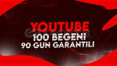 Youtube 100 Beğeni + 90 Gün Garantili