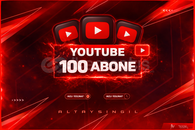 YOUTUBE 100 GERÇEK ABONE