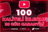 YOUTUBE 100 KALİTELİ İZLENME + GARANTİ