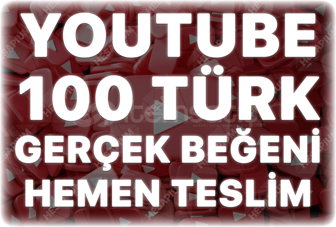 Youtube 100 Organik Türk Beğeni - Garantili Youtube 100 Organik Türk Beğeni - Garantili