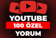 ⭐Youtube 100 Özel Yorum + 30 Gün Garanti⭐