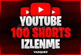 ⭐ YouTube 100 Shorts İzlenme⭐