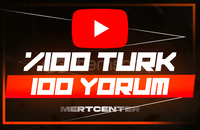 ⭐[%100 TÜRK] YOUTUBE 100 YORUM⭐