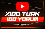 ⭐[%100 TÜRK] YOUTUBE 100 YORUM⭐