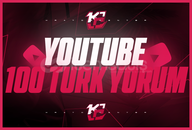 ⭐[GARANTİLİ] YOUTUBE 100 TÜRK YORUM⭐