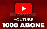 youtube 1000 abone