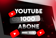 YouTube 1000 Abone 