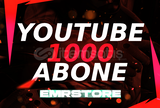 ⭐YOUTUBE 1000 ABONE