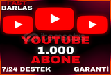 ⭐[KALICI] YOUTUBE 1.000 ABONE⭐