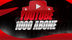 YouTube 1000 Abone / ANINDA -Garantisiz