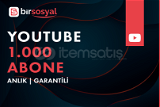 Youtube 1000 Abone - Anlık