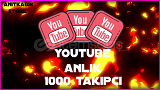 Youtube 1000 Abone | Anlık