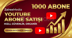⭐ YOUTUBE 1000 ABONE & DÜŞMEYEN