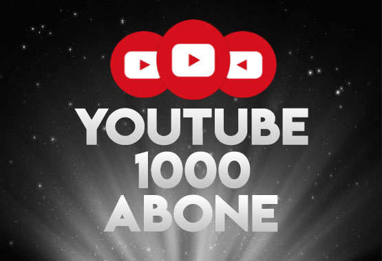Youtube 1000 Türk Abone / Ucuz 