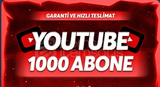⭐️ YOUTUBE 1000 ABONE + GARANTİ ⭐️
