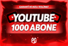 ⭐️ YOUTUBE 1000 ABONE + GARANTİ ⭐️