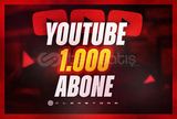 Youtube | 1000 Abone + Garantili