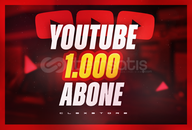 ✨Youtube | 1000 Abone | Garantili✨