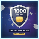 ⭐ YOUTUBE 1000 ABONE Garantili ⭐ [SORUNSUZ]