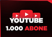 YOUTUBE 1000 ABONE/HIZLI TESLIMAT