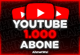 YouTube 1000 Abone Ömür Boyu ♻️Garanti