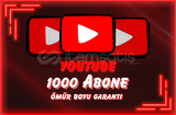Youtube 1000 Abone | Ömür Boyu Garantili