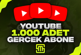 ✨YouTube 1.000 Adet Abone!