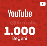 ⚡️YouTube 1000 Beğeni / 30 GÜN GARANTİ⚡️