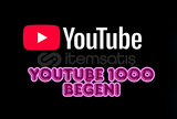 ⚡youtube | 1000 BEĞENİ