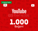 YOUTUBE 1000 BEĞENİ ANINDA TESLİM!!!