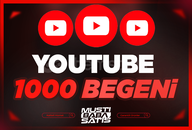 ⭐ Youtube 1000 Beğeni + Garanti 