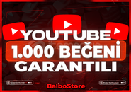 ⭐️YOUTUBE 1.000 BEĞENİ+GARANTİ✅⭐️