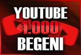 Youtube | 1000 Beğeni + Garantili