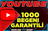 Youtube 1000 beğeni | Hızlı başlar - Garanti