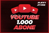 ⭐ YouTube 1.000 Gerçek Abone